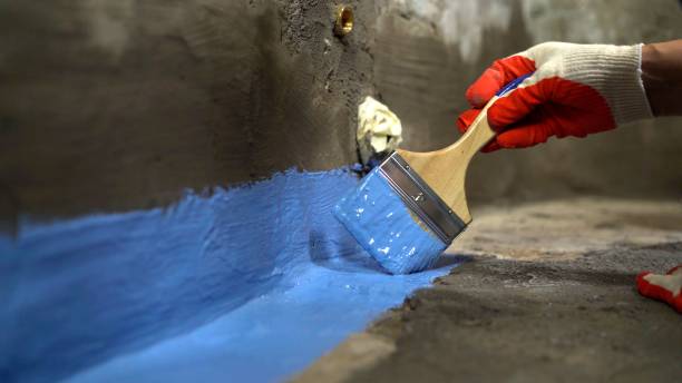 SJ Waterproofing Pros commercial waterproofing team near Palmyra, IN